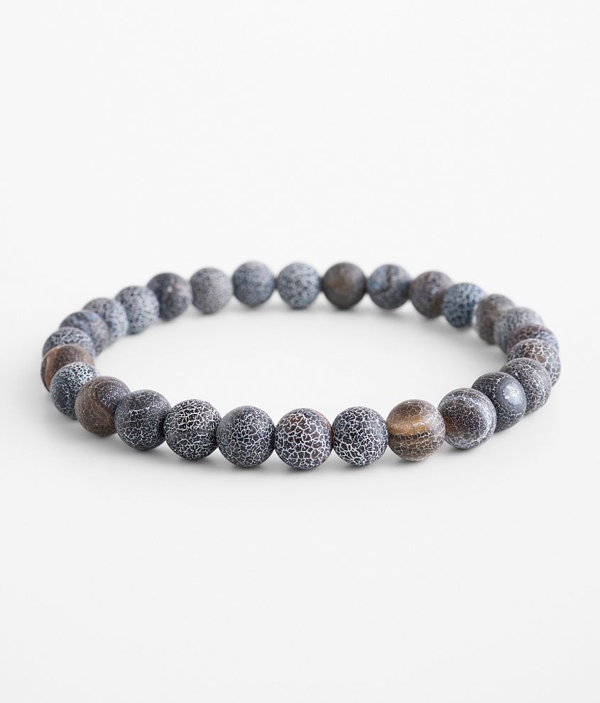 BKE Grey Agate Bracelet front view