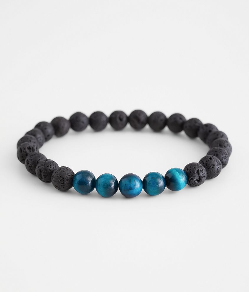 BKE Black & Teal Bracelet front view