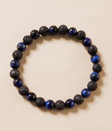 BKE Lava Bead Bracelet front view