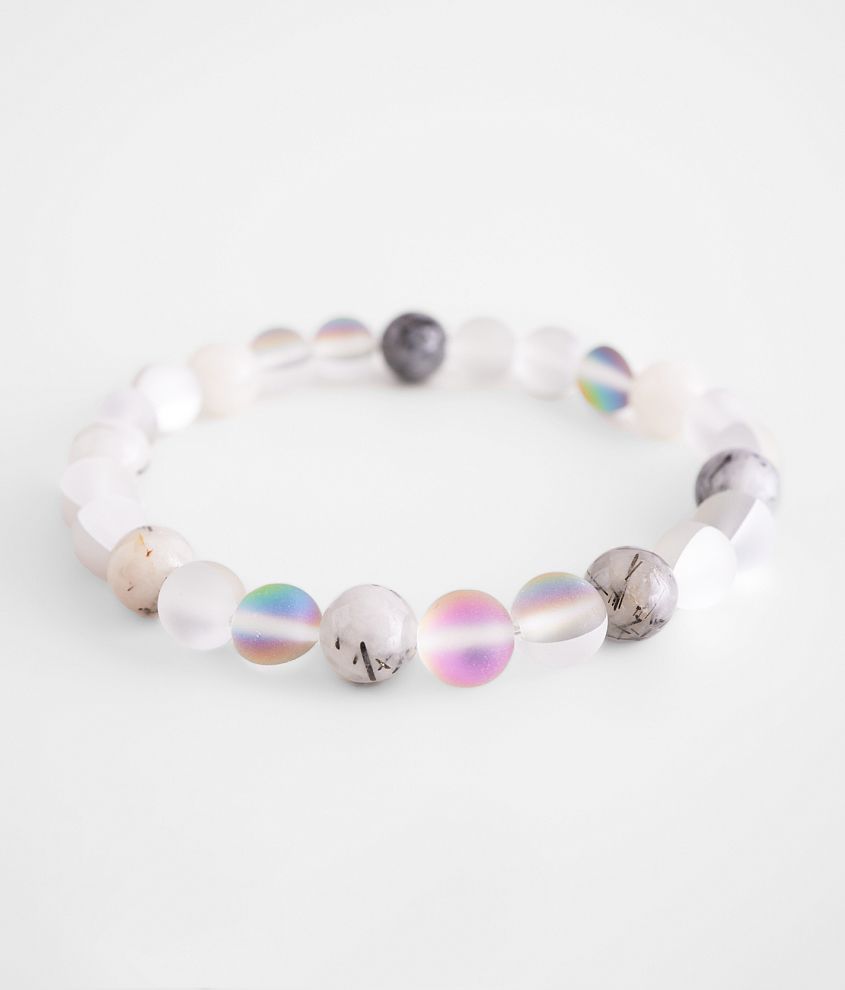 BKE Rainbow Marble Bracelet front view