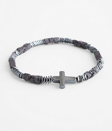 BKE Cross Pendant Bracelet front view
