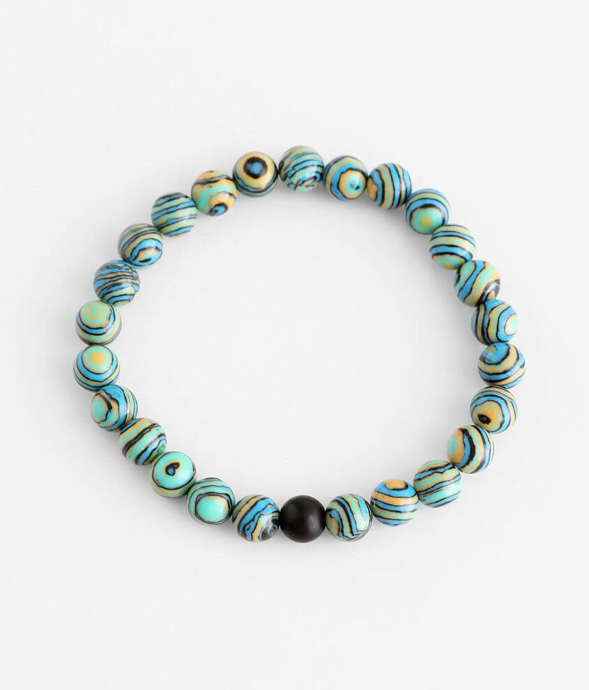 BKE Marble Swirl Beaded Bracelet front view