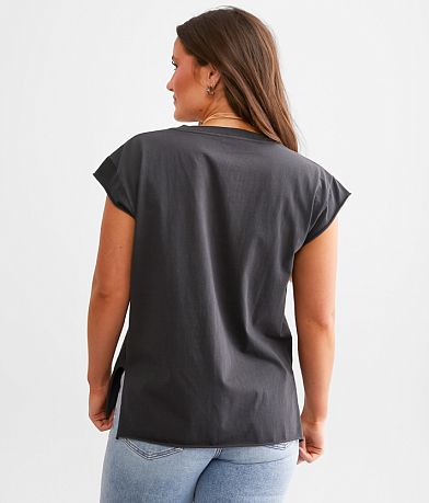 Goodie Two Sleeves Brooks &amp; Dunn Studded Band T-Shirt back view