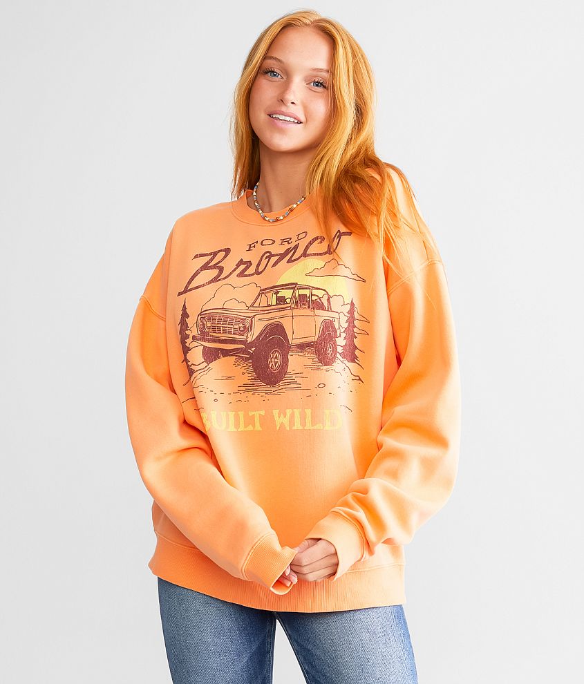 Ford Bronco Built Wild Pullover Women s Sweatshirts in