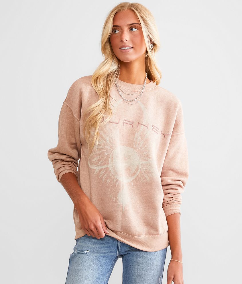 Journey Burnout Oversized Band Pullover front view