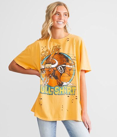Goodie Two Sleeves Bull Shirt T-Shirt front view