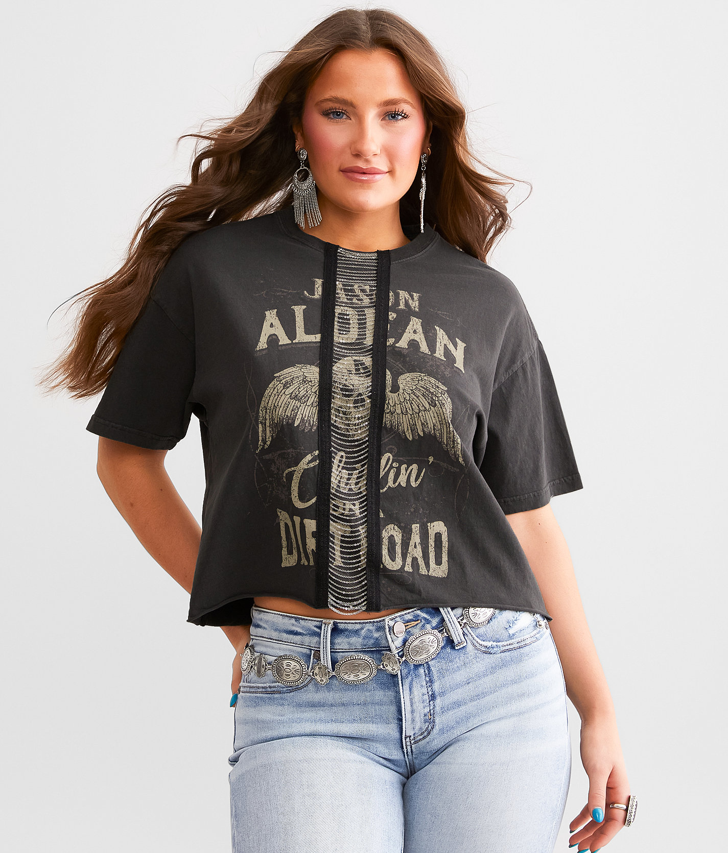 Goodie Two Sleeves AC/DC Blow Up Your Video Band T-Shirt - Women's T-Shirts in Black