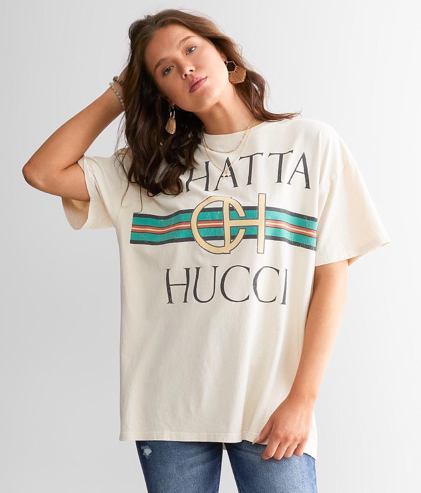 Goodie Two Sleeves Alan Jackson Chatta Hucci T-Shirt - Women's T-Shirts ...