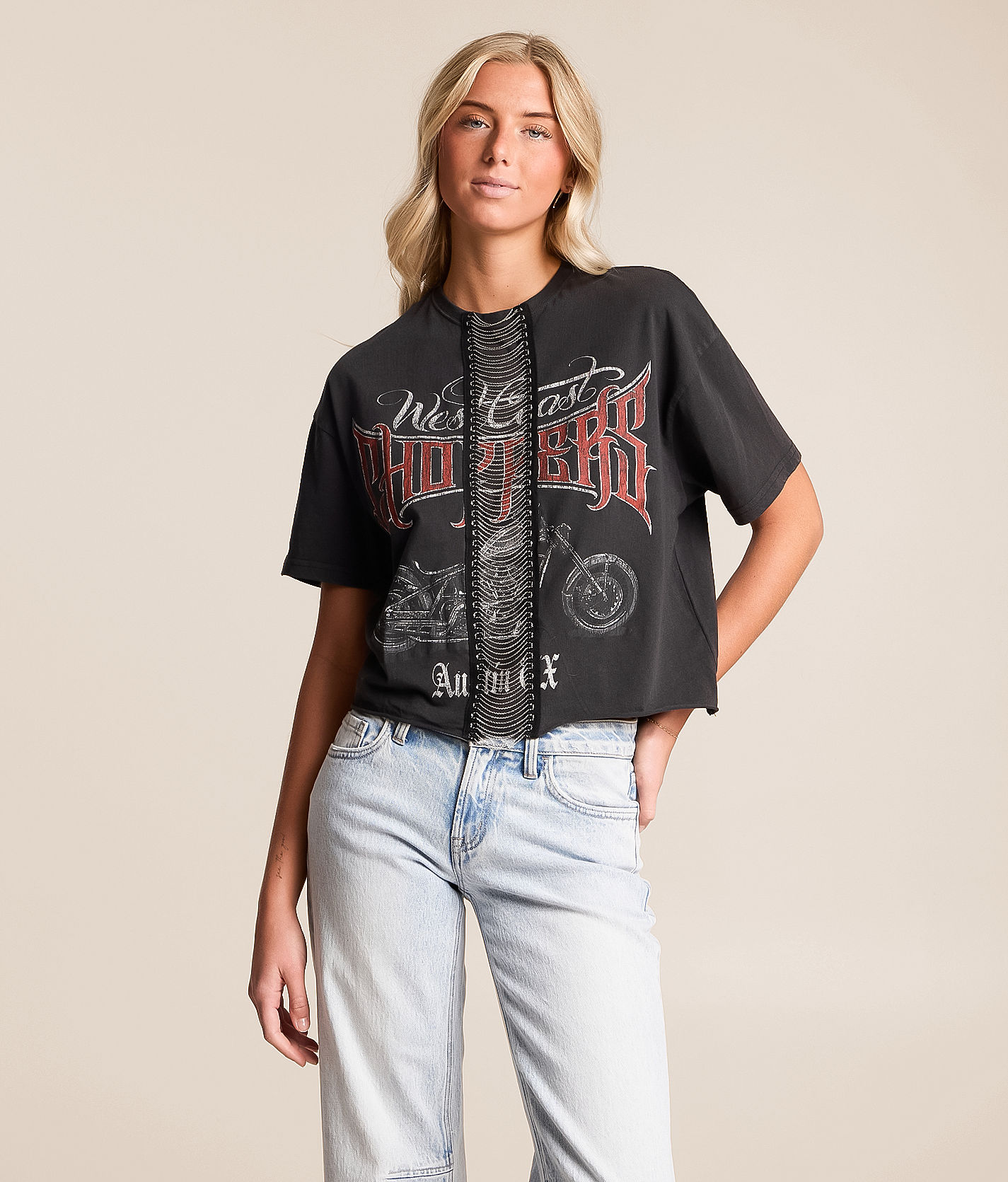 Goodie Two Sleeves West Coast Choppers Oversized T-Shirt - Women's