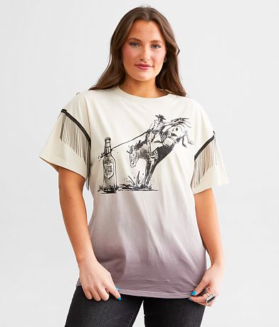 Goodie Two Sleeves Lone Star Cowboy Oversized T-Shirt FULL_LEFT_SIDE