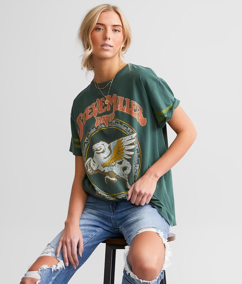 auditorium Tag ud mestre Goodie Two Sleeves The Steve Miller Band T-Shirt - Women's T-Shirts in  Trekking Green | Buckle