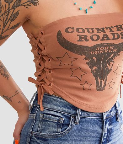 Goodie Two Sleeves John Denver Country Roads Tube Top MISC_DETAIL_1