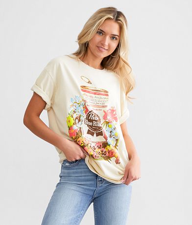 Goodie Two Sleeves Pabst Blue Ribbon&#174; Beer T-Shirt full left side view