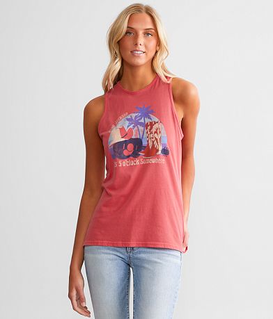 Goodie Two Sleeves Alan Jackson Band Tank Top front view