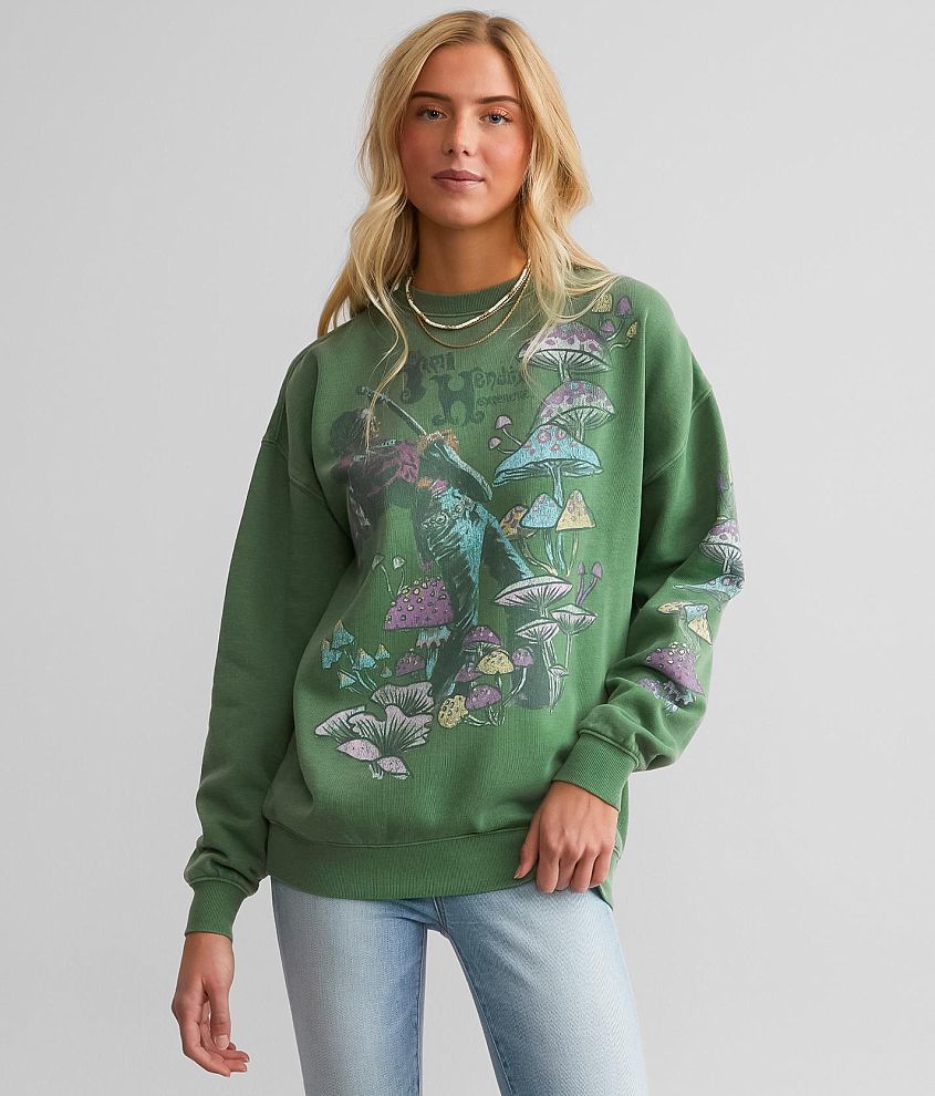 Goodie Two Sleeves Jimi Hendrix&#174 Oversized Pullover front view