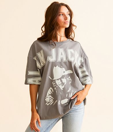 Goodie Two Sleeves Alan Jackson Band Jersey T-Shirt front view