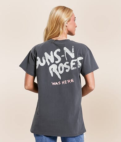Goodie Two Sleeves Guns-N-Roses Oversized Band T-Shirt front view