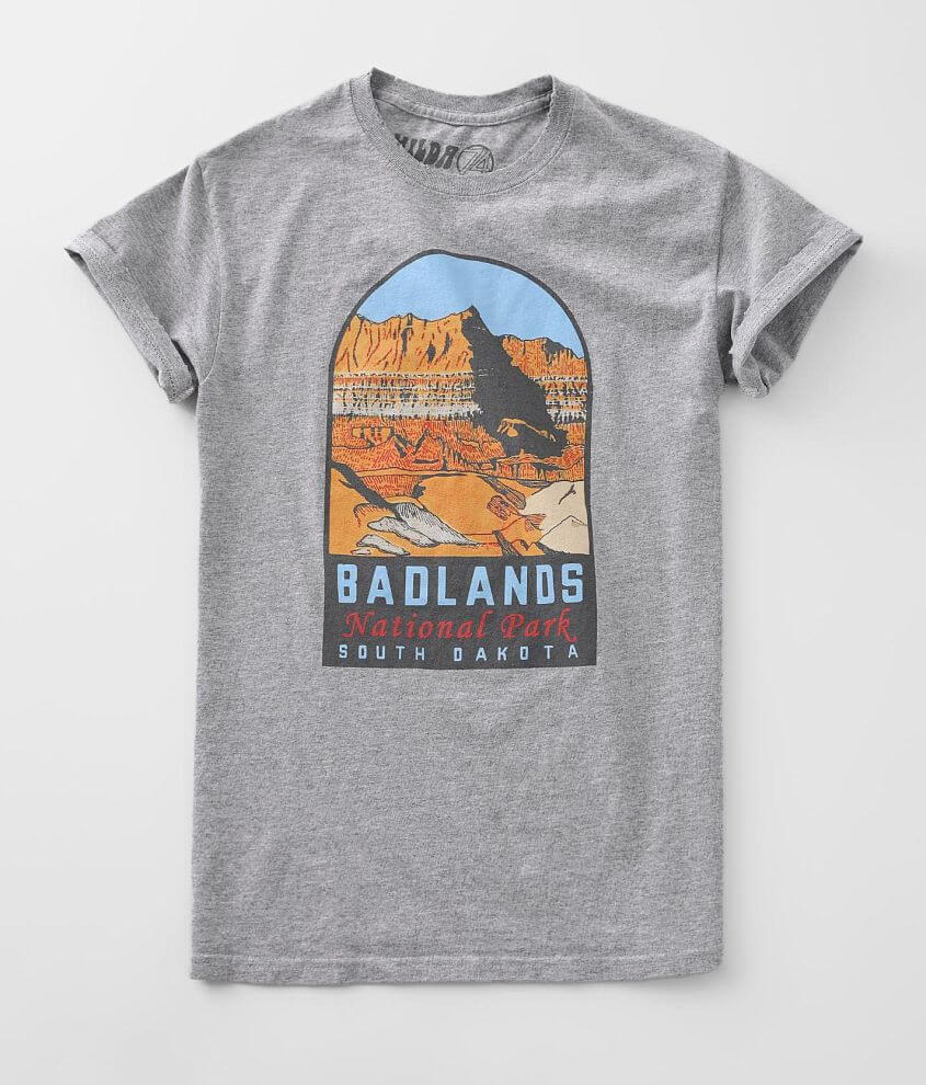 HILDA South Dakota Badlands National Park T-Shirt front view