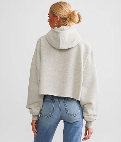 Goodie Two Sleeves KISS Cropped Band Hooded Sweatshirt BACK