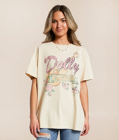 Goodie Two Sleeves Dolly Parton Band T-Shirt FULL_LEFT_SIDE
