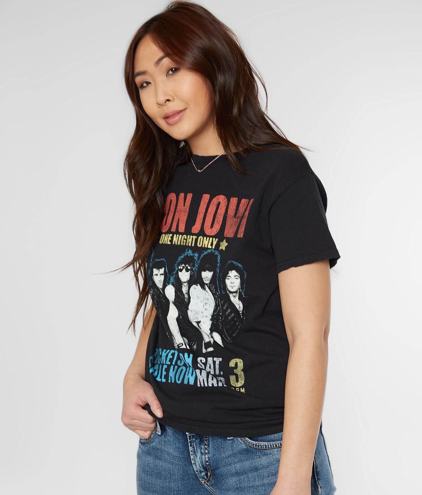 Goodie Two Sleeves Bon Jovi Band T-Shirt - Women's T-Shirts in
