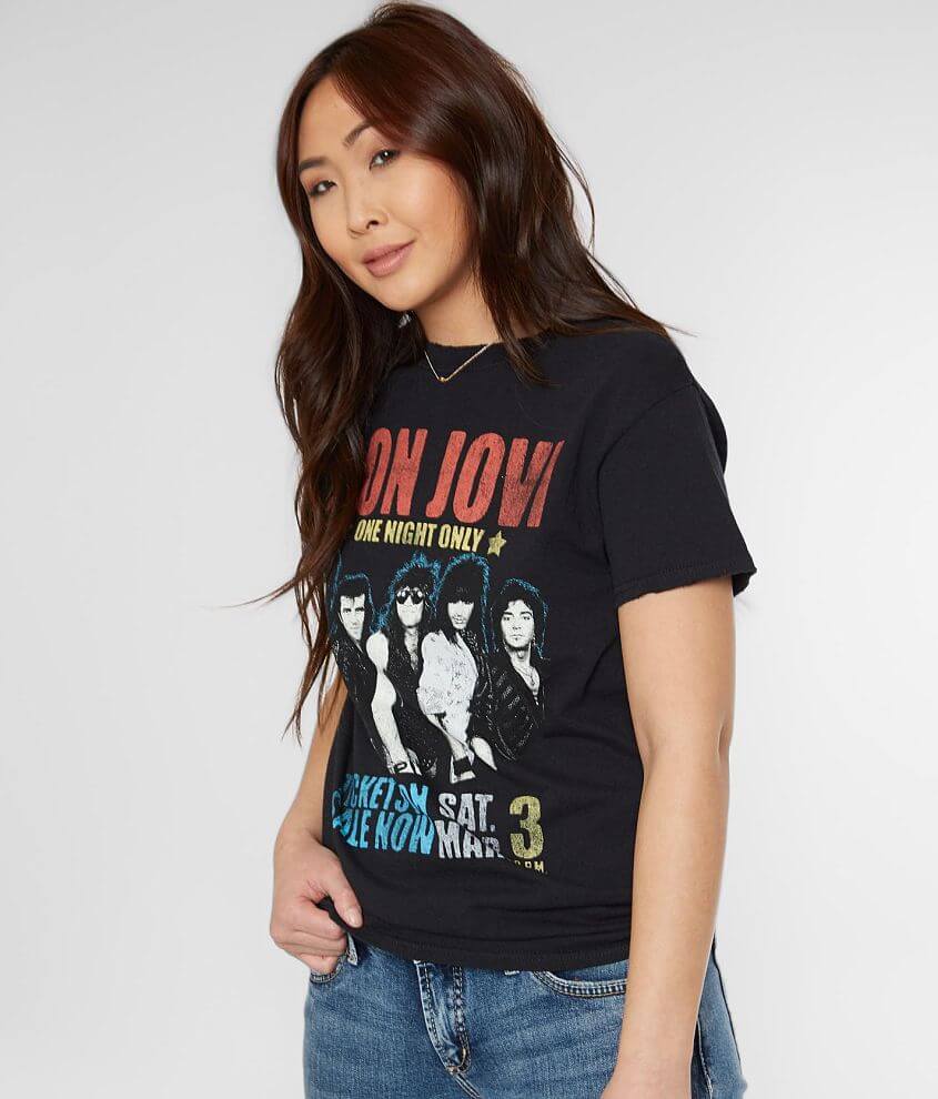 Bon jovi 2025 t shirt women's