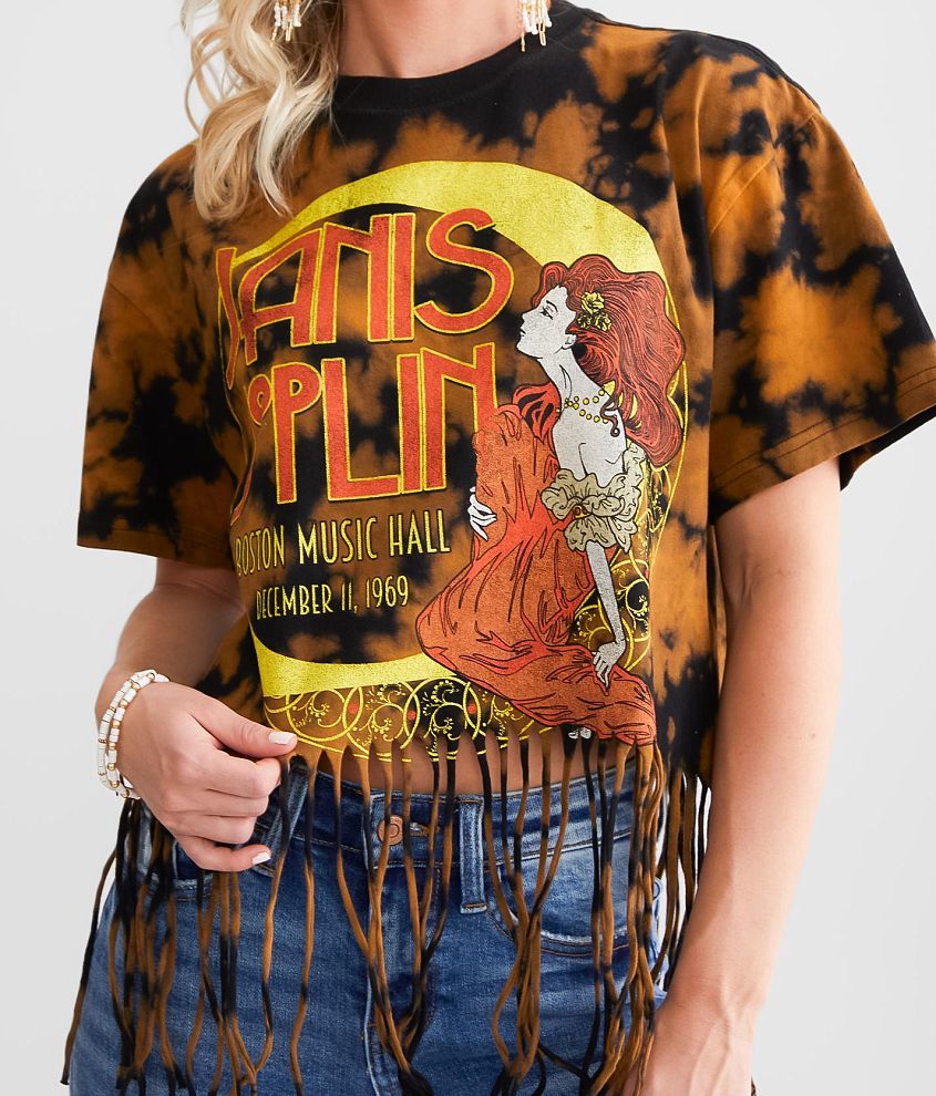 Janis Joplin Fringe Band T-Shirt