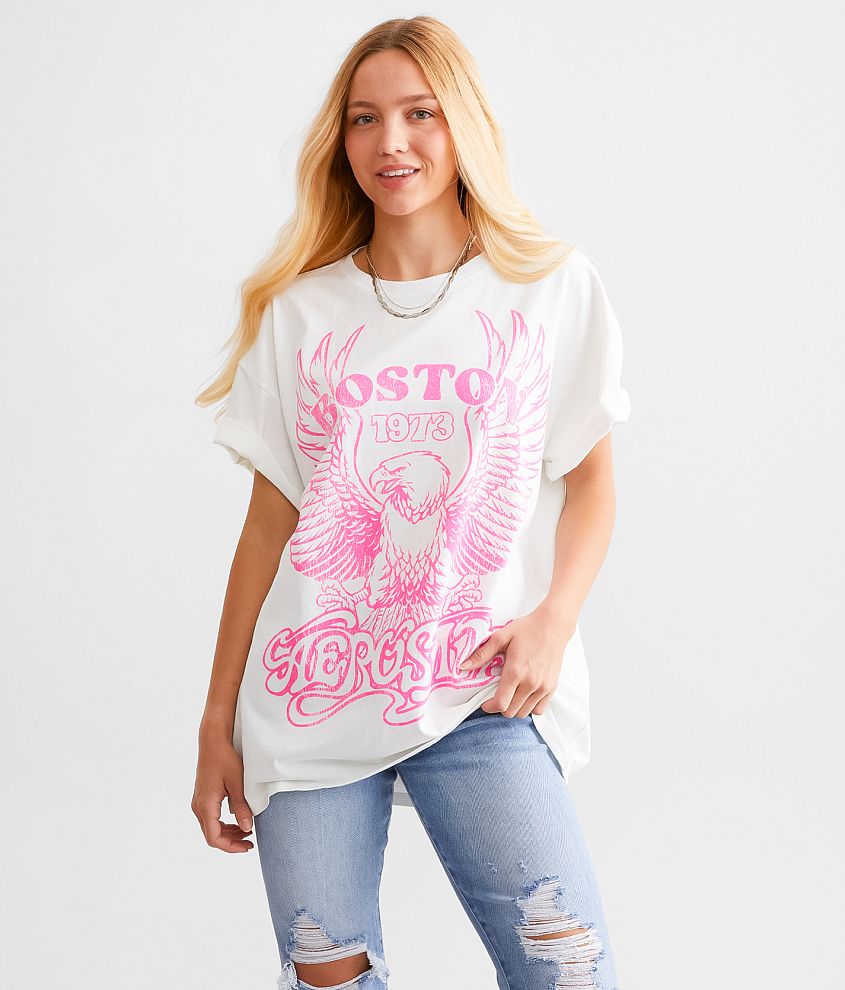 Goodie Two Sleeves Boston Aerosmith Band T-Shirt