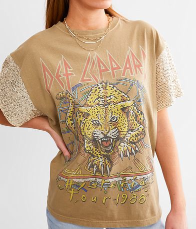 Goodie Two Sleeves Def Leppard Hysteria Band T-Shirt MISC_DETAIL_1