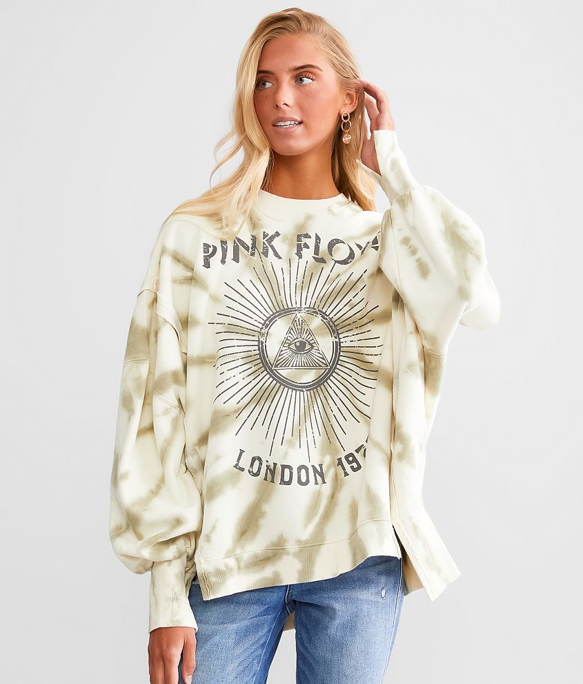 Goodie Two Sleeves Pink Floyd Oversized Band Pullover front view