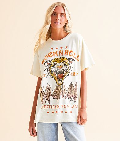 Goodie Two Sleeves Def Leppard Oversized Band T-Shirt FULL_LEFT_SIDE
