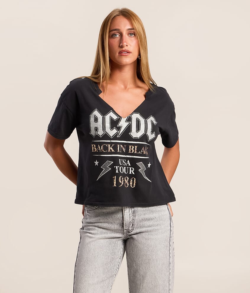 AC/DC Rhinestone Band T-Shirt