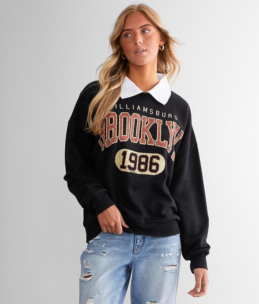 Goodie Two Sleeves Brooklyn Oversized Pullover - Women's Sweatshirts in ...