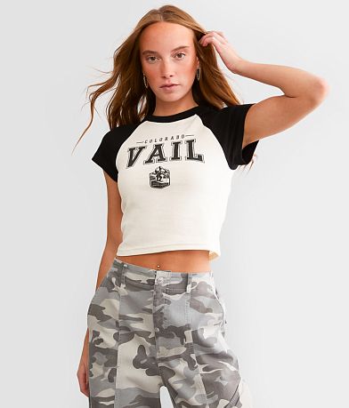 Goodie Two Sleeves Vail Cropped T-Shirt front view