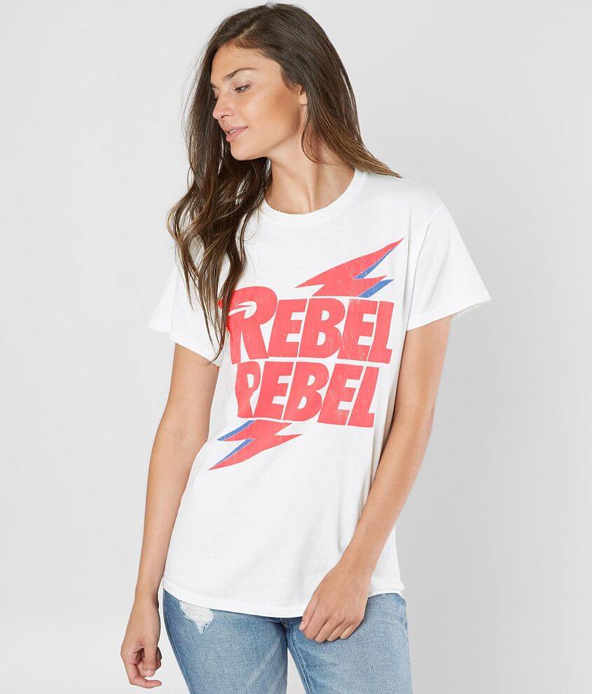 spion Gespierd Compliment Dirty Cotton Scoundrels Rebel Rebel T-Shirt - Women's T-Shirts in Vintage  White | Buckle
