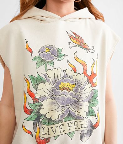 Goodie Two Sleeves Live Free Sleeveless Hoodie MISC_DETAIL_1