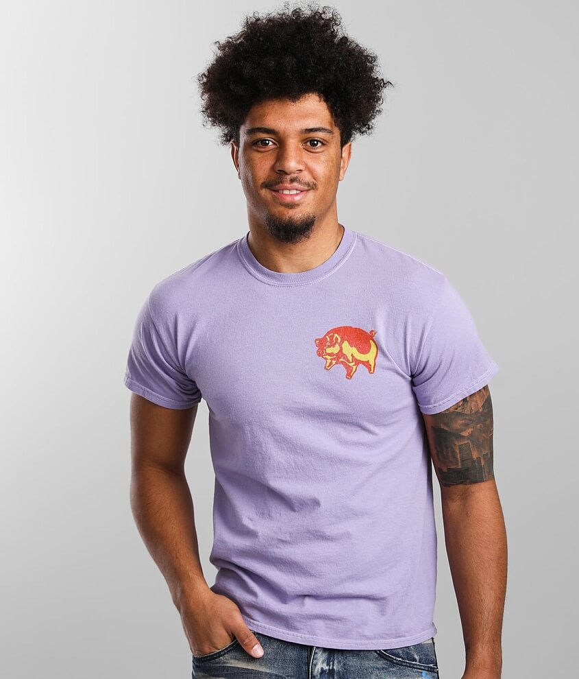 Goodie Two Sleeves Pink Floyd Band TShirt Men's TShirts in Grape