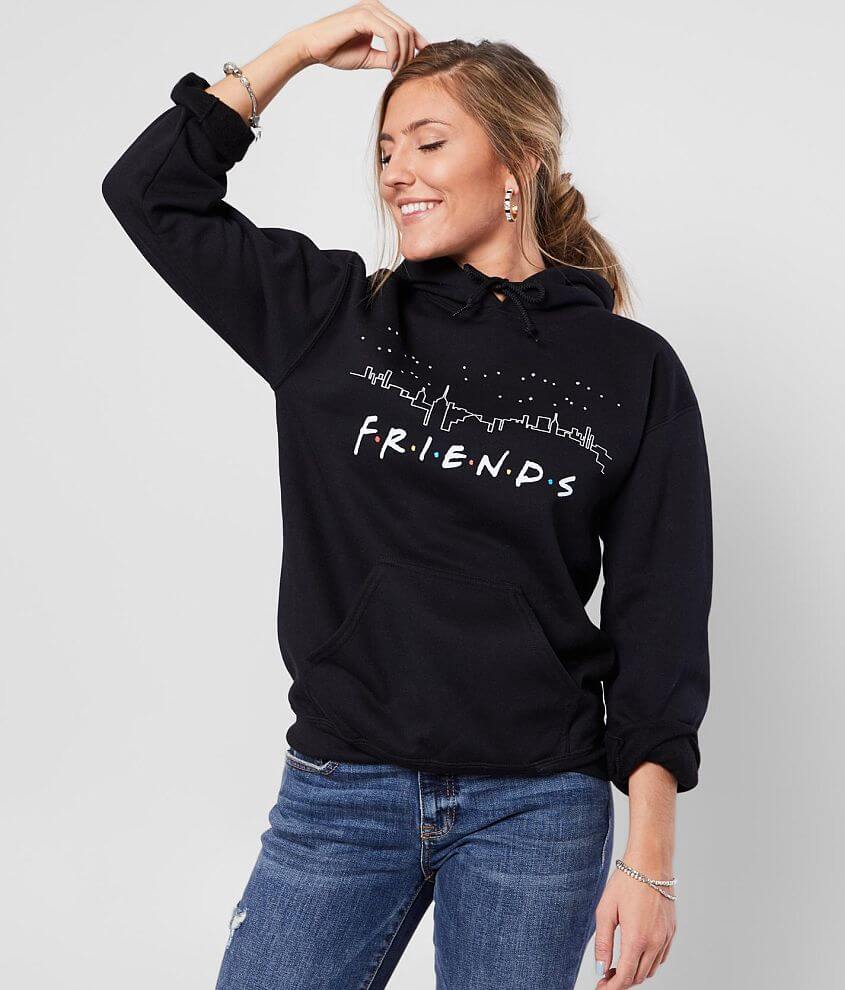 Friends black clearance hoodie womens