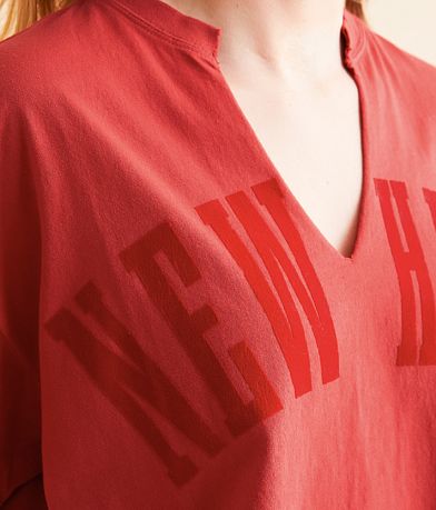 Goodie Two Sleeves New Haven Cropped T-Shirt misc detail 1 view