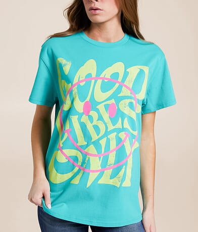 Goodie Two Sleeves Good Vibes Only Oversized T-Shirt MISC_DETAIL_1