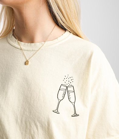 Goodie Two Sleeves More Bubbly Please T-Shirt MISC_DETAIL_1