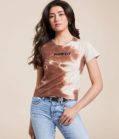Goodie Two Sleeves Howdy T-Shirt front view