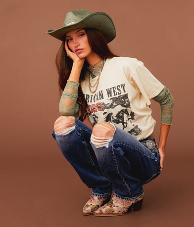 Sterling & Stitch American West Rodeo T-Shirt front view
