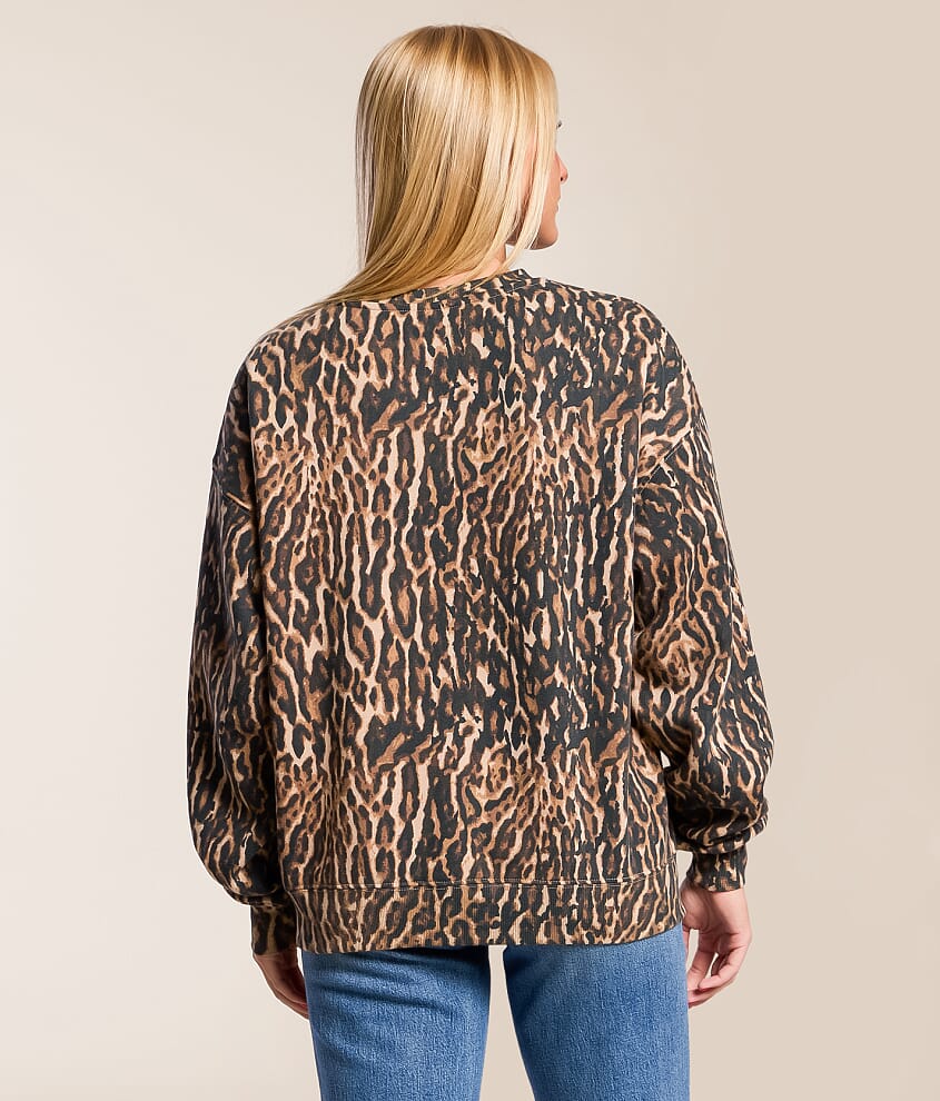 Smokeshow Cheetah Print Pullover