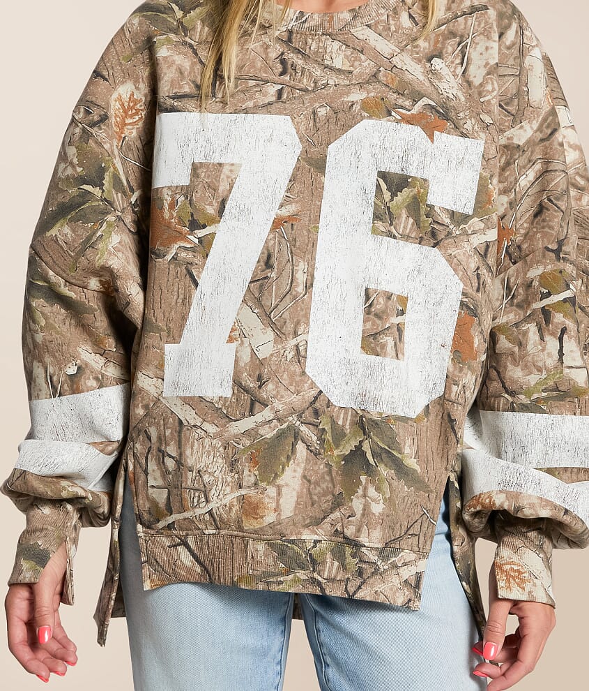 76 Camo Oversized Pullover - thumbnail 3