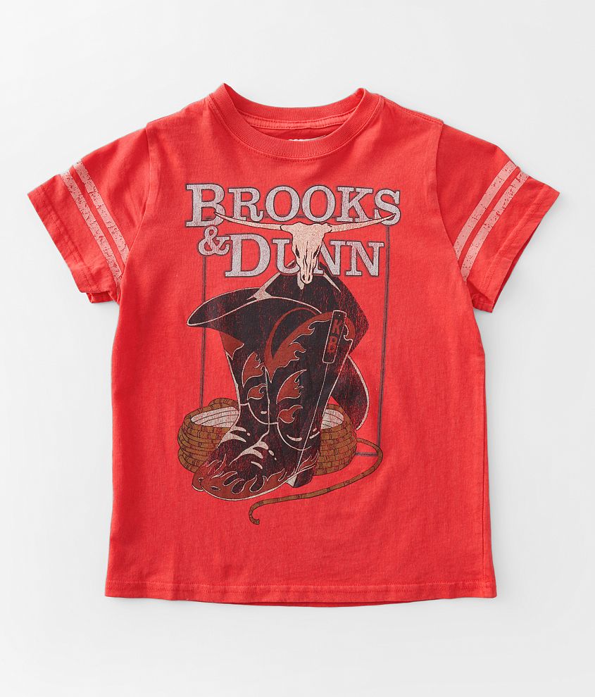 Girls - Goodie Two Sleeves Brooks & Dunn Band T-Shirt front view