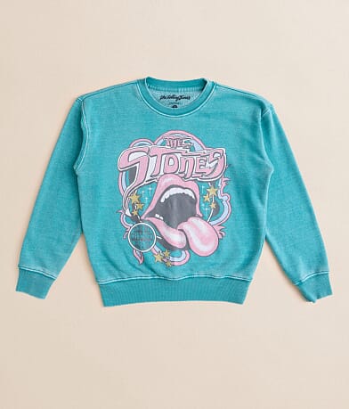 Goodie Two Sleeves Girls - The Rolling Stones Band Pullover front view
