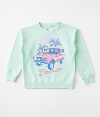 Goodie Two Sleeves Girls - Ford Bronco Pullover front view