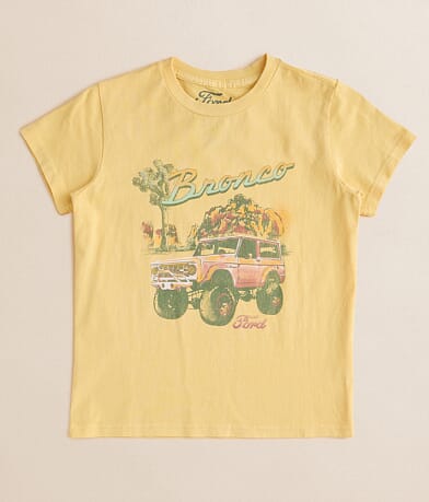 Goodie Two Sleeves Girls - Ford Bronco T-Shirt front view