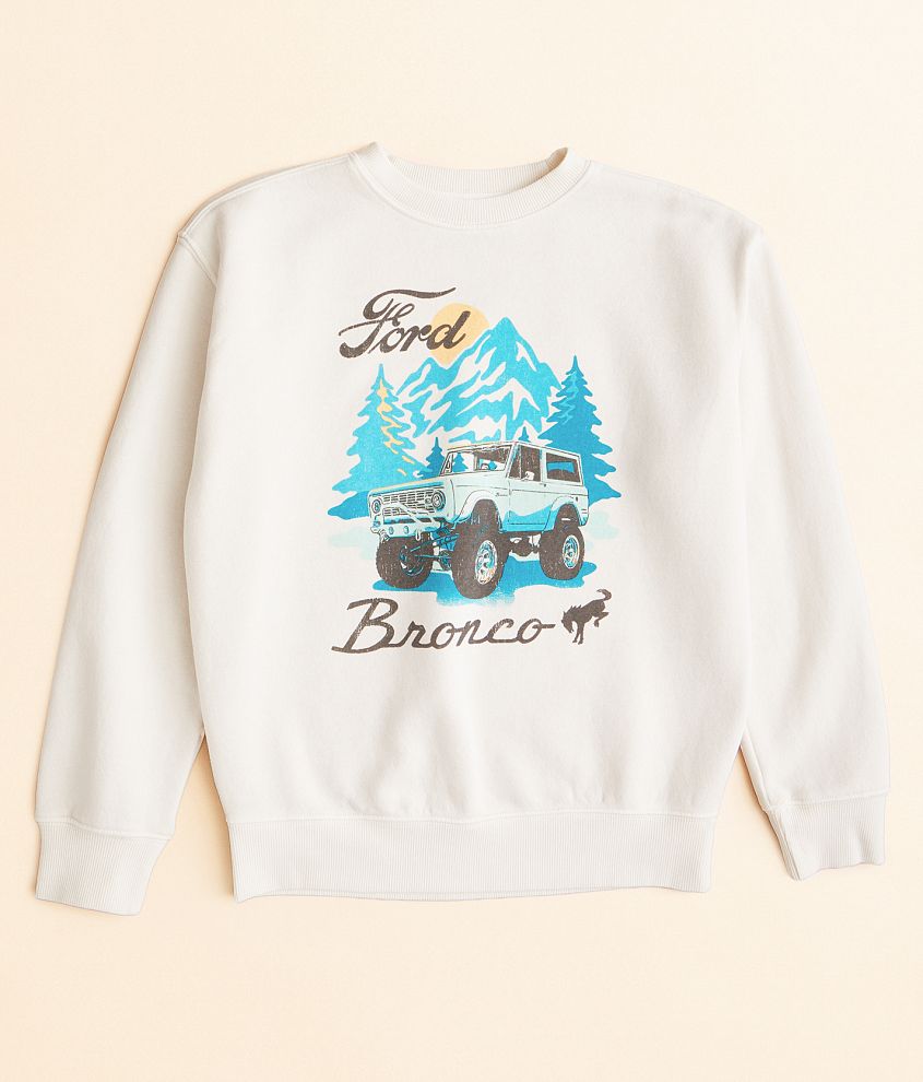 Girls - Goodie Two Sleeves Ford Bronco Pullover front view